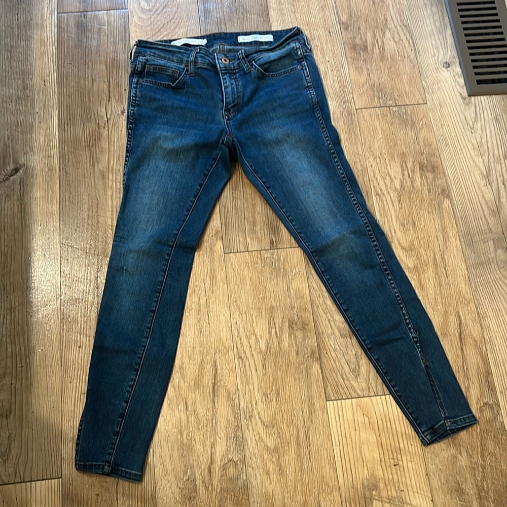 Pilcro and the Letterpress by Anthropologie mid Rise Skinny Sz 28